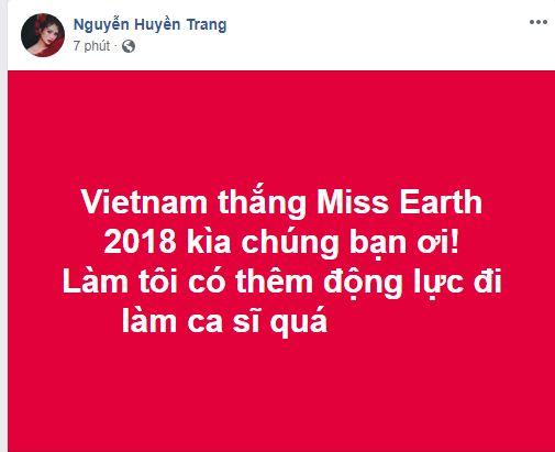 Nguyễn Phương Khánh, sao Việt, Hoa hậu Trái đất 2018