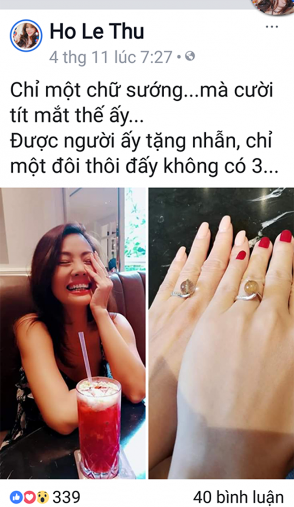 hồ lệ thu, bạn trai hồ lệ thu, sao việt