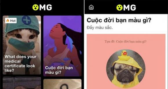  game OMG trên Face book, Cuộc đời bạn màu gì?,  đánh cắp tài khoản