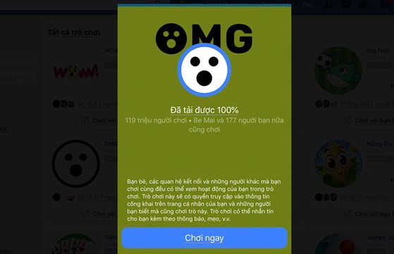  game OMG trên Face book, Cuộc đời bạn màu gì?,  đánh cắp tài khoản