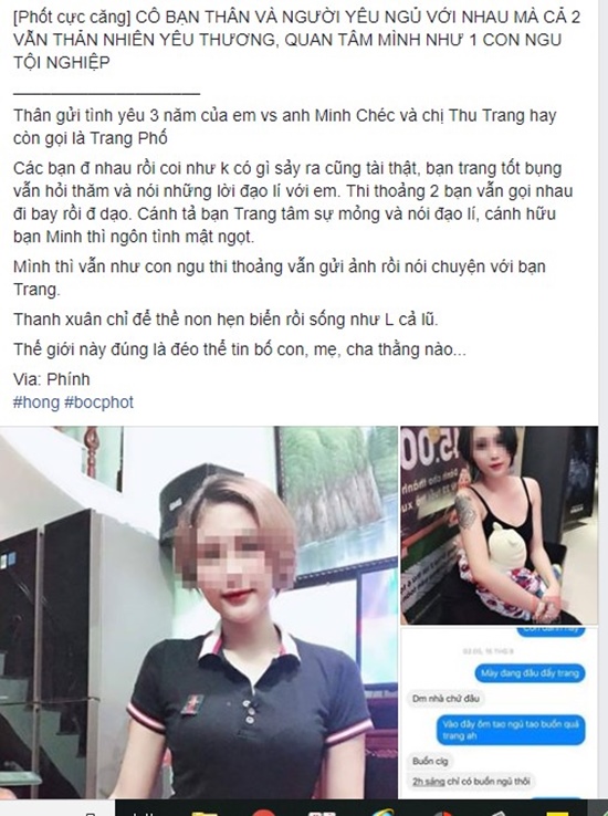 kẻ thứ ba, cô bạn thân ngủ với người yêu