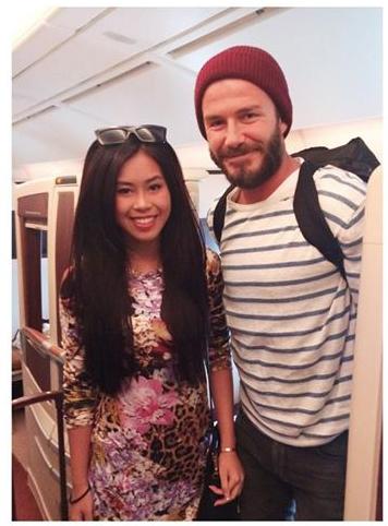 Thảo Tiên, David Beckham, sao Việt