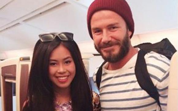 Thảo Tiên, David Beckham, sao Việt