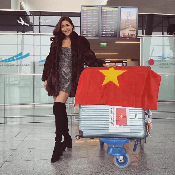 Minh Tú, hoa hậu siêu quốc gia 2018, sao việt
