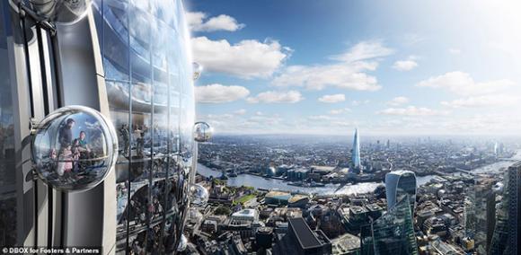 nhà chọc trời, du ngọan nhà chọc trời, tòa tháp cao thứ nhì London