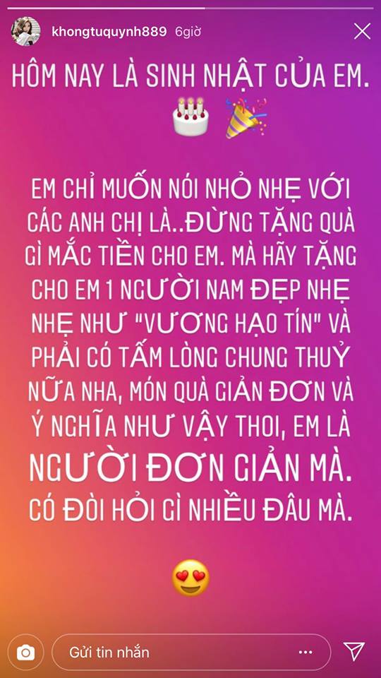 Khổng Tú Quỳnh, Ngô Kiến Huy, sao Việt