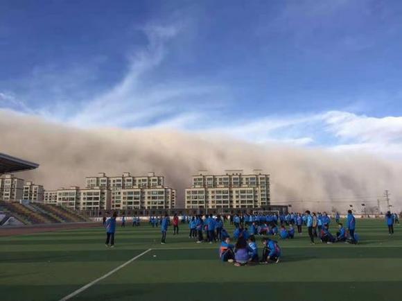 bão cát Trung Quốc, bão cát kỷ lục, bão cát tại Trung Quốc