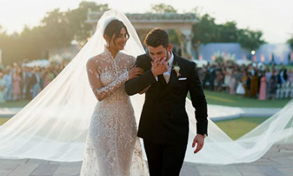 Hoa hậu thế giới Priyanka, Đám cưới Nick Jonas - Priyanka Chopra, clip ngôi sao
