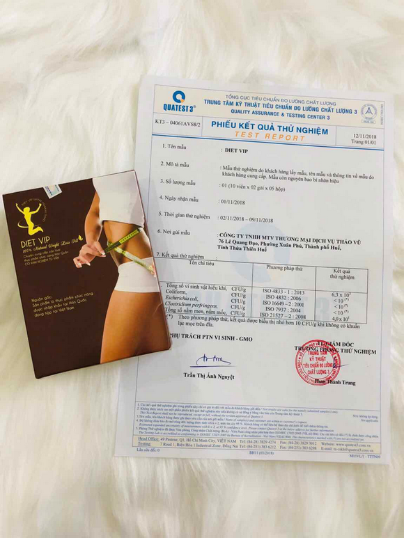 Giảm cân đúng cách, Giảm cân Diet Vip, Thực phẩm chức năng Diet Vip