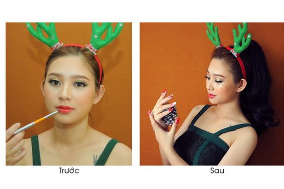 trang-diem-mua-noel-512-10-ngoisao.vn-w580-h387 1 BB Thanh Vân, Học trang điểm, Trang điểm mùa noel