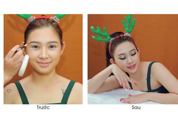 trang-diem-mua-noel-512-7-ngoisao.vn-w580-h387 4 BB Thanh Vân, Học trang điểm, Trang điểm mùa noel