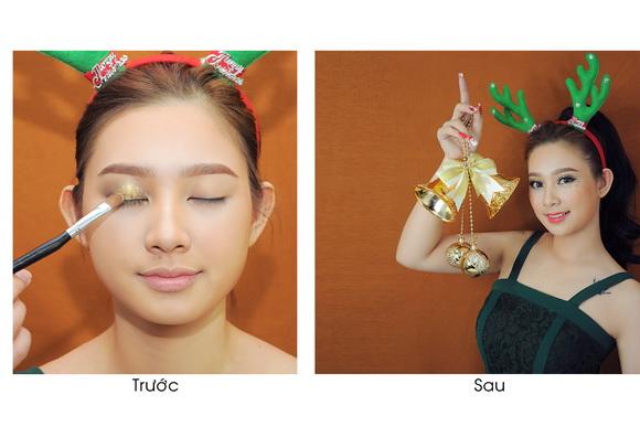 trang-diem-mua-noel-512-8-ngoisao.vn-w580-h387 3 BB Thanh Vân, Học trang điểm, Trang điểm mùa noel