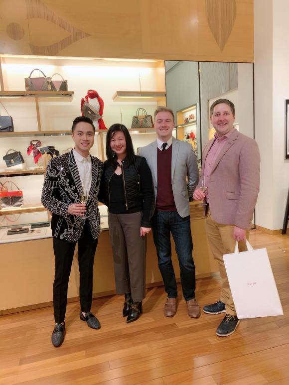 Nhật Tinh Anh,Louis Vuitton,Nhật Tinh Anh sang Mỹ