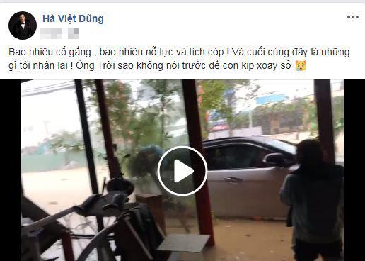 diễn viên Hà Việt Dũng,cơ ngơi của Hà Việt Dũng chìm trong nước,sao Việt