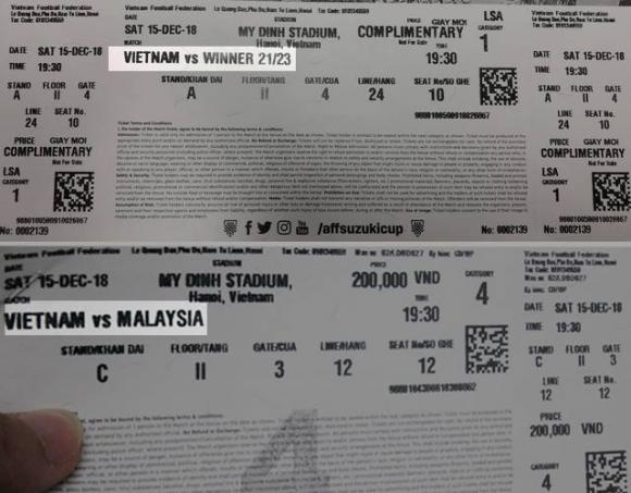 chung kết AFF Cup 2018, vé xem việt nam vs malaysia, aff cup 2018, việt nam vs malaysia