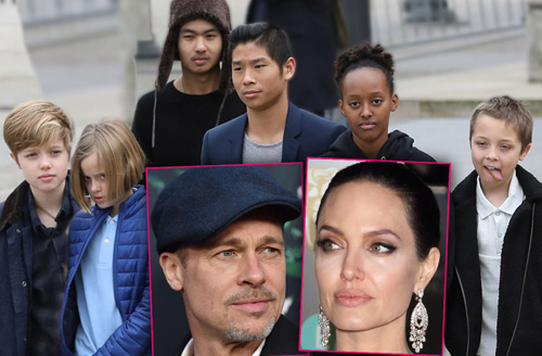 Brad Pitt,Angelina Jolie,Maddox