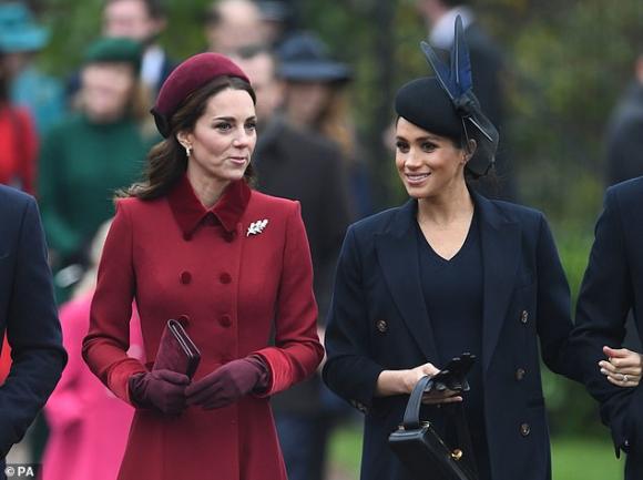 meghan markle, kate middleton, hoàng gia anh