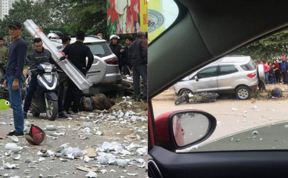 đâm xe liên hoàn ở Hà Đông, Tai nạn giao thông, 2 vợ chồng bị ô tô đâm chết