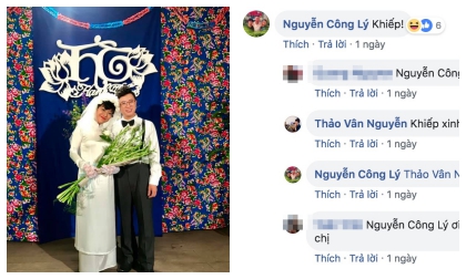 MC Thảo Vân, Công Lý, bố mẹ Công Lý, sao Việt
