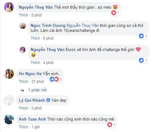 sao Việt, thử thách 10 năm, 10 years challenge