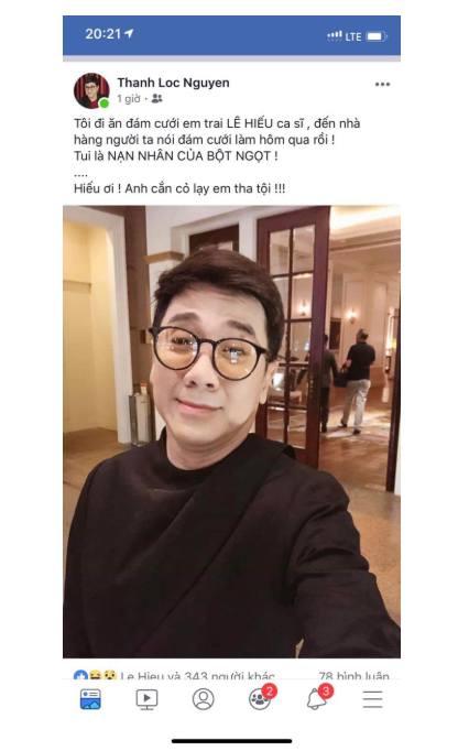 NSƯT Thành Lộc đã nhớ nhầm ngày nên sau khi đám cưới diễn ra anh mới đến dự sao Việt, sao Việt đi đám cưới, hòa minzy, thành lộc