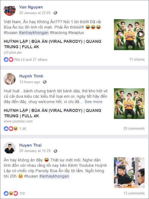 Huỳnh Lập, Quang Trung, Bùa ăn, Tea+ plus