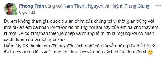  Diễm My 9x, diễn viên Diễm My, đạo diễn Trần Ngọc Phong 