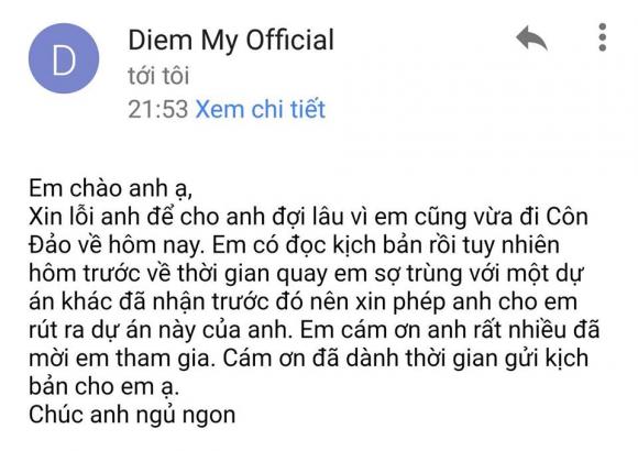  Diễm My 9x, diễn viên Diễm My, đạo diễn Trần Ngọc Phong 