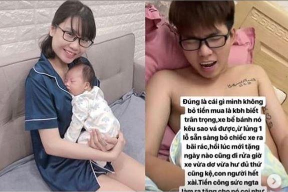 Hot mom Thanh Trần, Thanh Trần tranh cãi với chồng, Thanh Trần