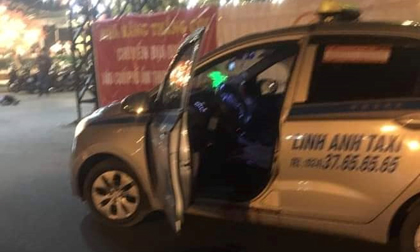 Sát hại tài xế taxi, Tài xế taxi bị cửa cổ ở sân mỹ đình, giết người, cướp tài sản