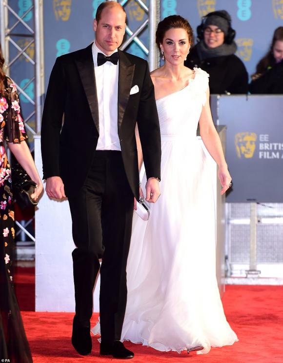 thảm đỏ bafta 2019, công nương kate middleton