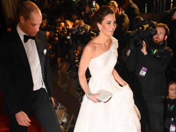 thảm đỏ bafta 2019, công nương kate middleton