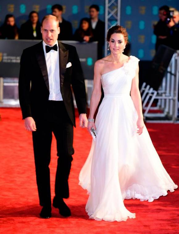 thảm đỏ bafta 2019, công nương kate middleton