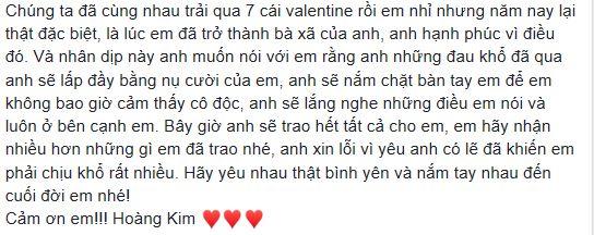 sao Việt, sao việt ngày Valentine, lời chúc Valentine