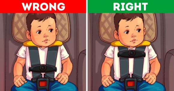 cách đảm bảo an toàn cho trẻ em đi ô tô, chăm sóc trẻ nhỏ, lưu ý khi cho trẻ em ngồi xe hơi