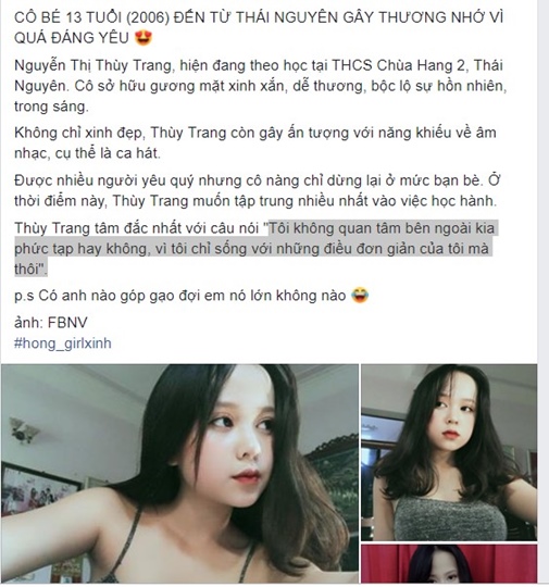 bé gái xinh đẹp, bé gái thái nguyên, bé gái 13 tuổi