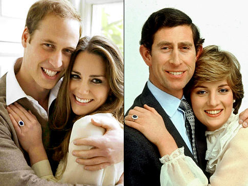 Công nương Diana,Kate Middleton,Hoàng tử William,Hoàng tử Harry