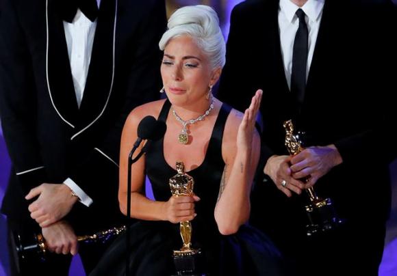 Lady Gaga,Oscar 2019,Lady Gaga nhận giải Oscar đầu tay