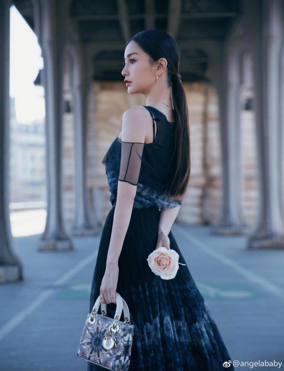 angelababy, tuần lễ thời trang paris, sao hoa ngữ