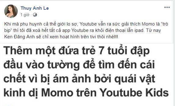 sao Việt, quái vật momo, Phạm Quỳnh Anh, vợ Đăng Khôi, Quỳnh Trâm