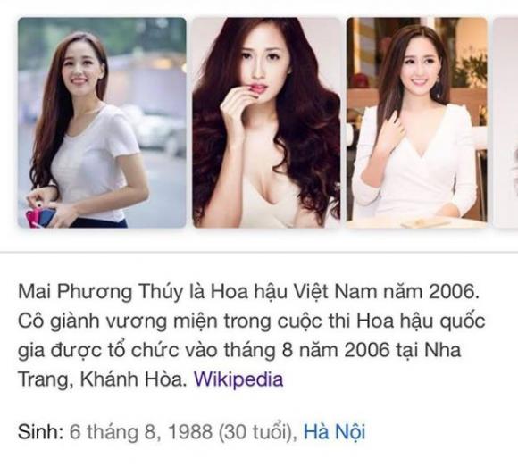 Mai Phương Thúy, hoa hậu Mai Phương Thúy, Mai Phương Thúy sai thông tin