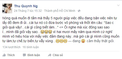 sao Việt, người giúp việc, Ngọc Trinh, Quỳnh Thư, Phi Thanh Vân