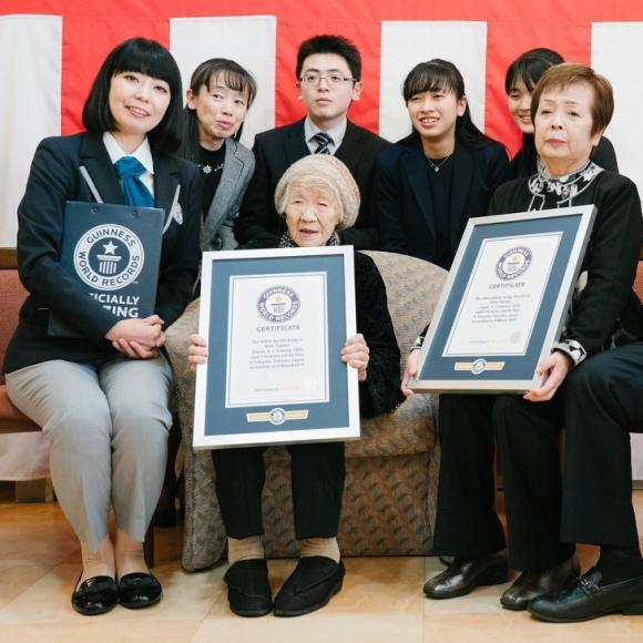 cụ bà Nhật Bản,kỷ lục Guinness thế giới,người cao tuổi nhất thế giới