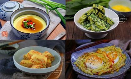 nấu trứng, dạy nấu ăn, sức khỏe