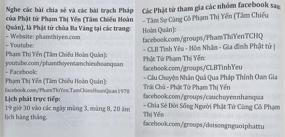 Chùa ba vàng, Gọi vong, Phạm Thị Yến