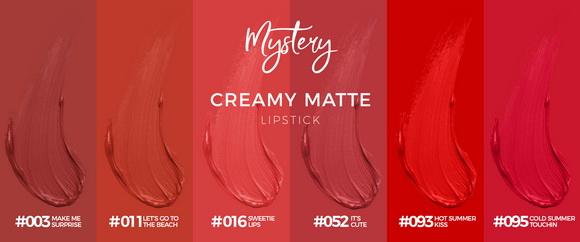 mystery-213-8-ngoisao.vn-w580-h242 1 Mystery, Son kem lỳ, Creamy Matte Lipstick