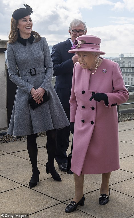 Nữ hoàng Anh,Công nương Kate,gia đình Hoàng gia Anh