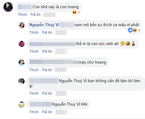 Hot girl thúy vi,thúy vi bị nói con hoang,thúy vi đáp trả khi bị nói con hoang