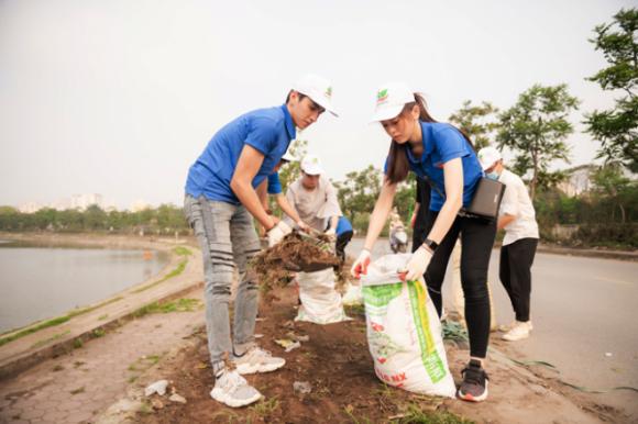 sao Việt, thử thách dọn rác, sao việt tham gia thử thách dọn rác