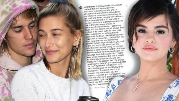 justin bieber, hailey baldwin, selena gomez, sao hollywood